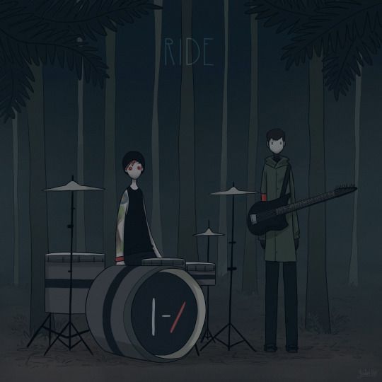 Ilustración del video musical de la canción Ride